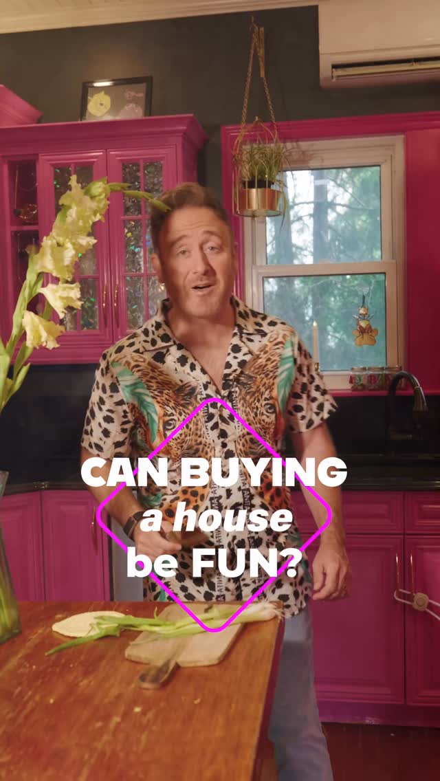 Scottie in his pink kitchen: Can buying a house be fun?
